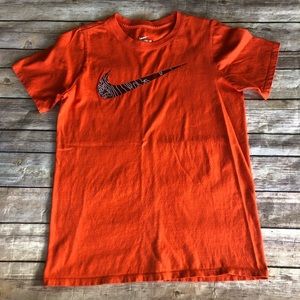 Boys Nike shirt orange color